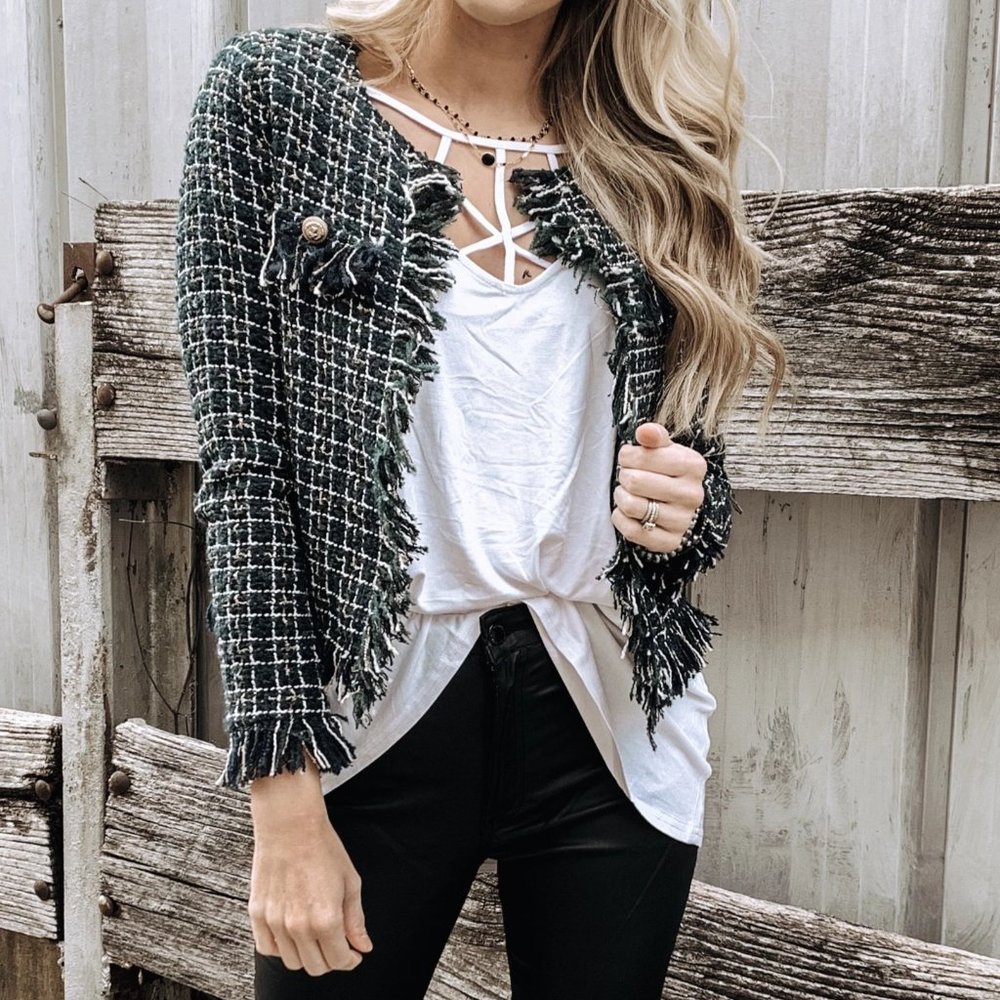 Tweed Holiday Blazer